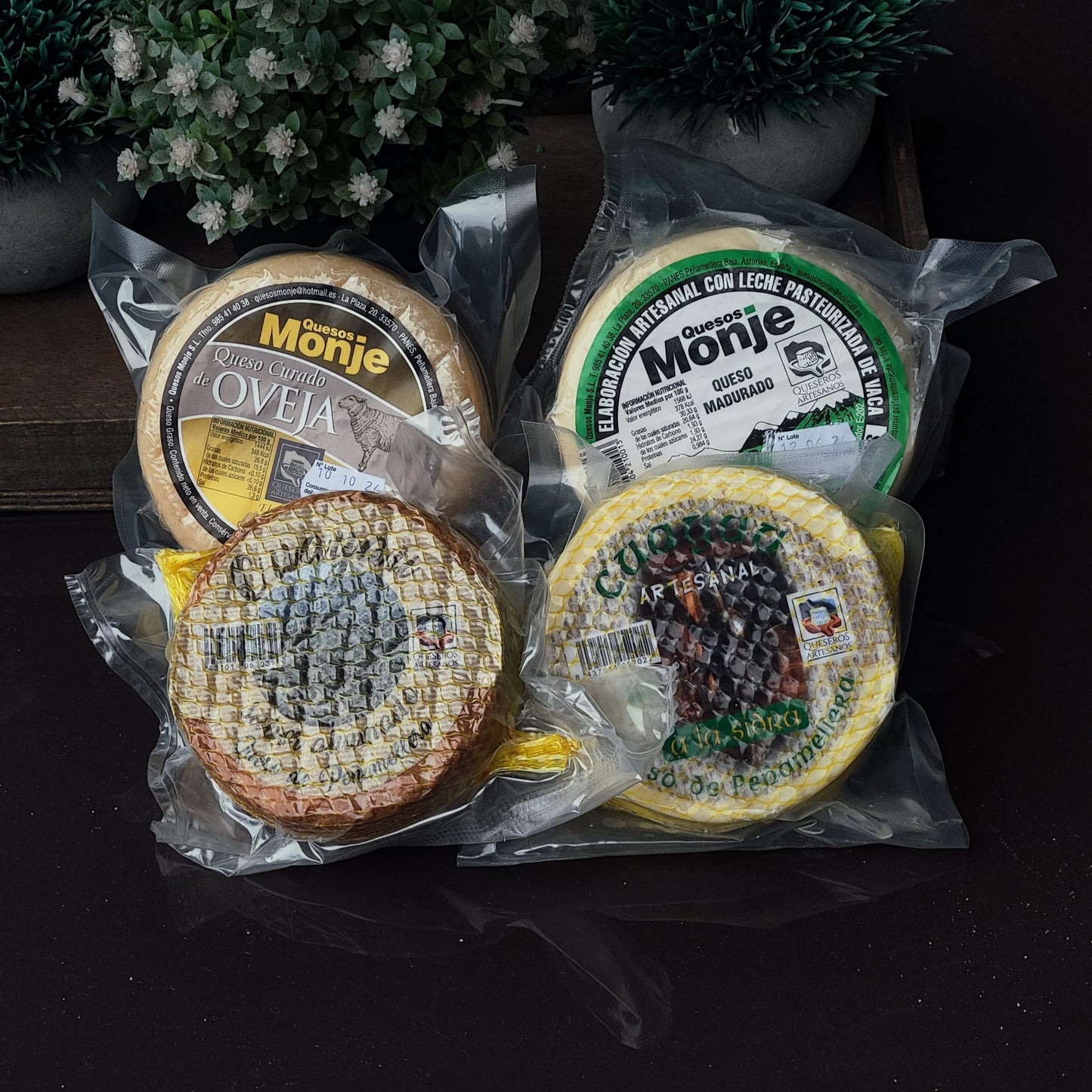 Pack de quesos de Peñamellera (4 quesos) (1,6kg)