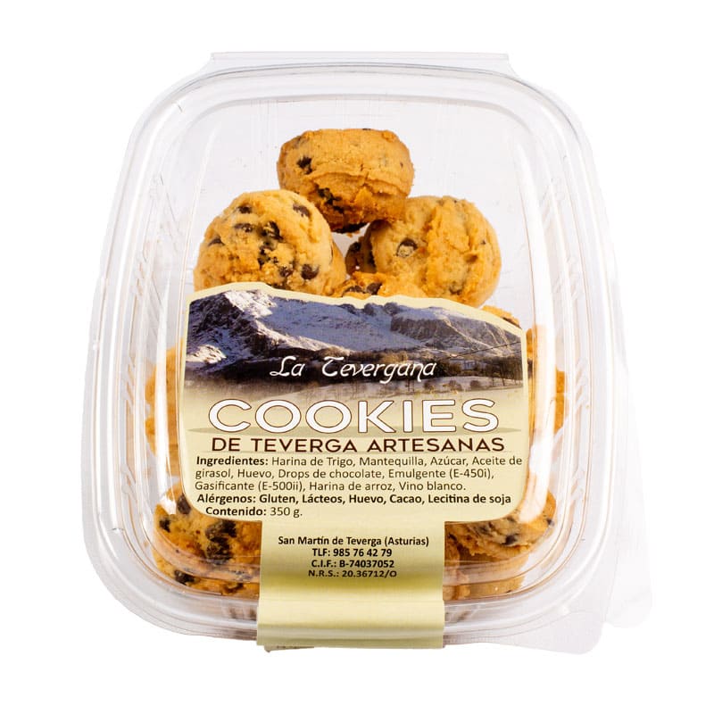Cookies de teverga con chocolate - El Almacen del Trasgu
