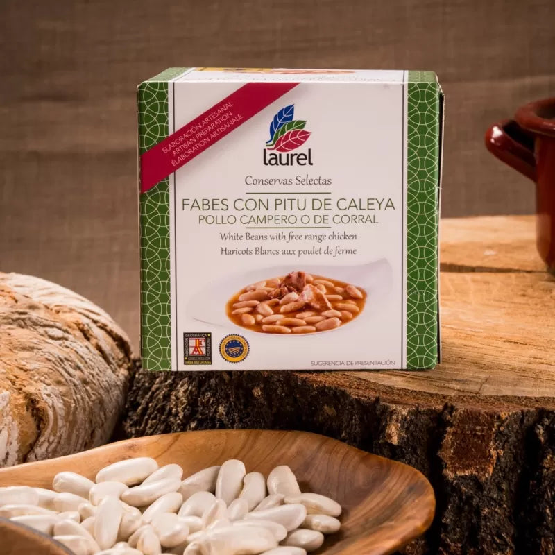 Fabes con Pitu de Caleya Laurel (Lata de 420 g)