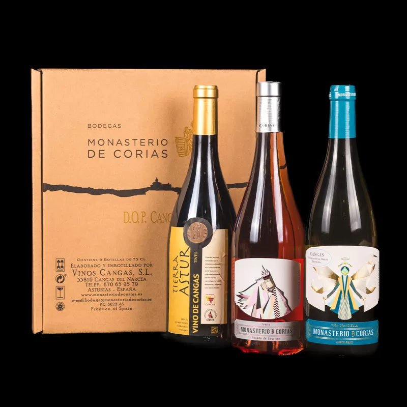 Pack "Muñeira Berganaz" – Selección de Vinos D.O.P. Cangas