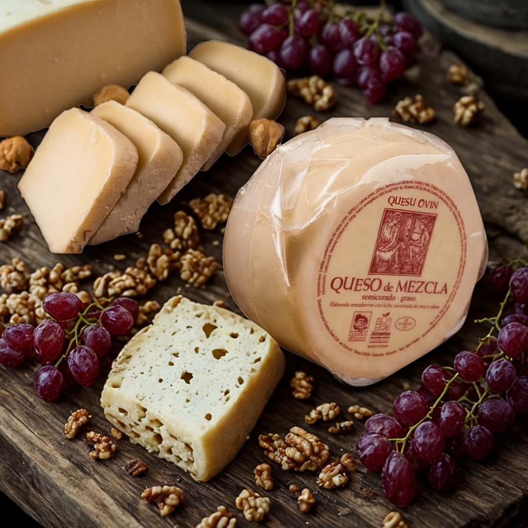 Queso Ovín de Vaca y Cabra (500gr)