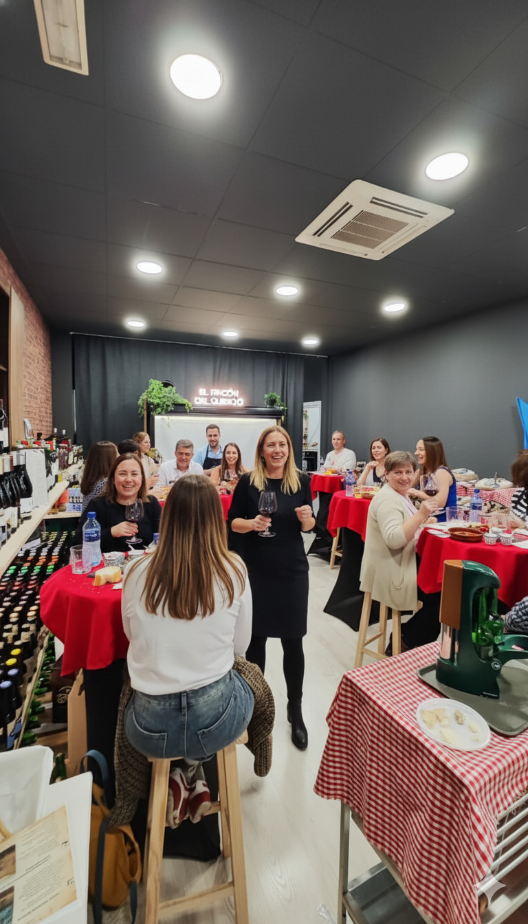 Foto real de una cata en El Almacén del Trasgu