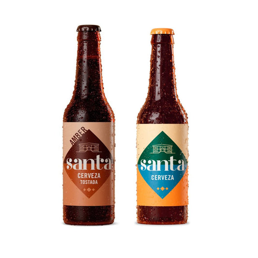 Pack 4 Cervezas SANTA 33cl - El Almacen del Trasgu