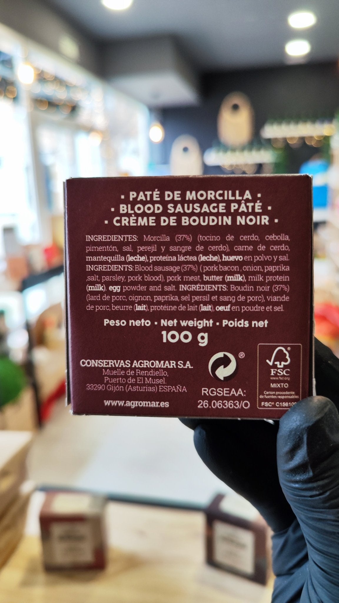 Paté de morcilla - El Almacen del Trasgu