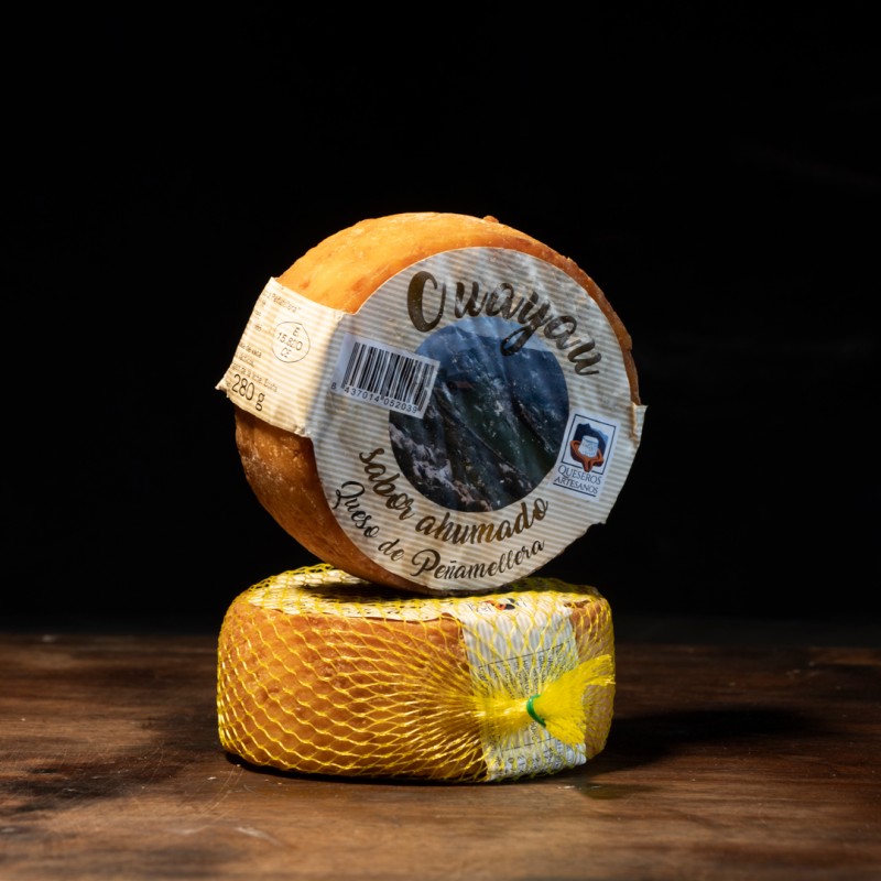 Queso de Vaca Peñamellera Cuayau ahumado (300gr)