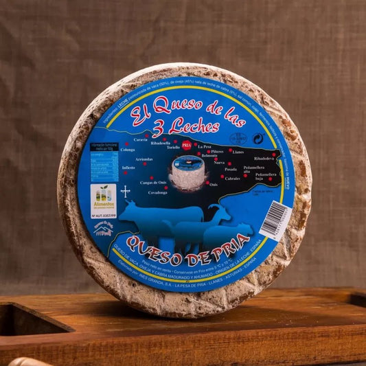 Queso de las 3 leches de Pria (3,5kg) - El Almacen del Trasgu