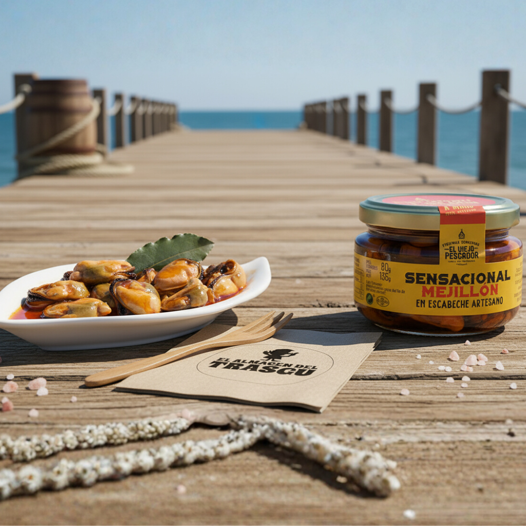 Mejillones en escabeche El Viejo Pescador (135g)