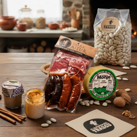 Fabada y final feliz (fabada, quesu y postre)