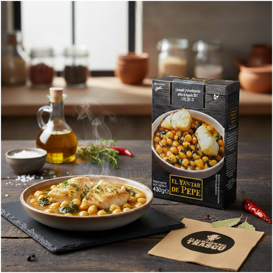 Garbanzos con bacalao - El Yantar de Pepe (430 g)