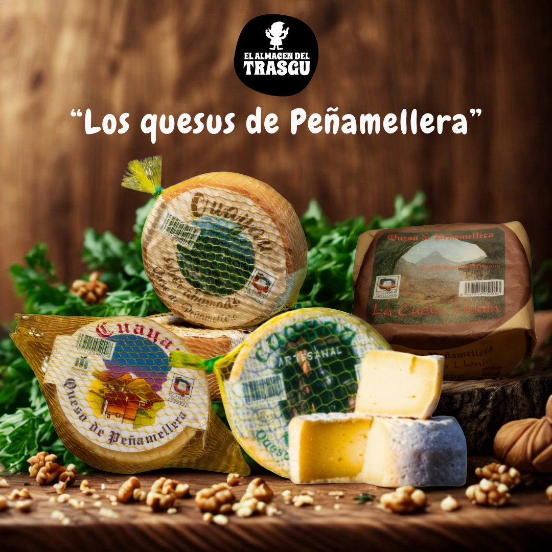 Lote de quesos ganadores Peñamellera (4 quesos y maridaje) (1,2kg)