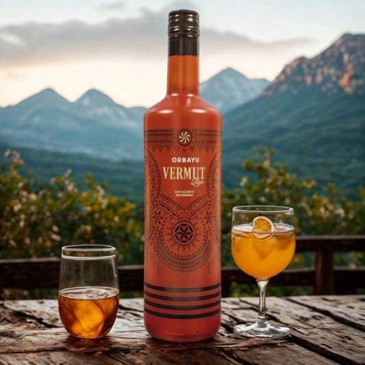 Vermut Rojo Asturiano con GIN Orbayu (1L)