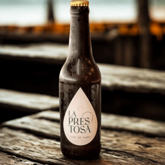 Cerveza La Prestosa – Lager Gastronómica Sin Gluten (33 cl) (Pack de tres)